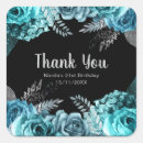 Search for teal blue and silver stickers Thank you