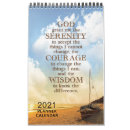 Search for courage calendars Serenity prayer