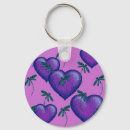 Search for purple heart key rings Design