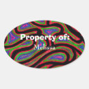 Search for property of stickers Colourful