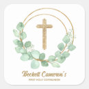 Search for gold communion stickers Baptism