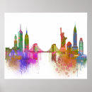 Search for new york skyline posters Funky