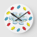 Search for puzzle clocks Autism awareness
