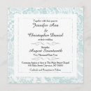 Search for square teal wedding invitations Blue