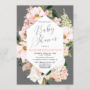 Search for pink grey baby shower invitations Rose gold