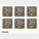Search for thirty nine stickers 39th birthday