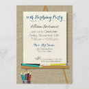 Search for easel invitations Artist
