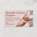 Search for caregiver business cards Health aide