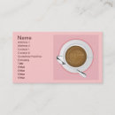 Search for beverage business cards Girly