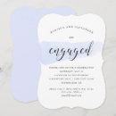 Search for light blue engagement party invitations Chic
