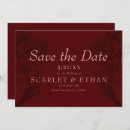 Search for spooky wedding save the dates Gothic