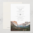 Search for yosemite wedding invitations Watercolor