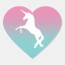 Search for colourful unicorn stickers Heart