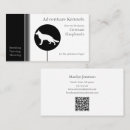 Search for german shepherd business cards Black and white