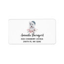 Search for siberian husky return address labels Watercolor