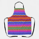 Search for zigzag pattern aprons Purple