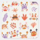 Search for colorful fish stickers Underwater