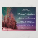 Search for northern lights wedding invitations Modern