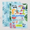 Search for beach ball birthday invitations Boy