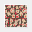 Search for gingerbread man napkins Girl