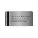 Search for embossed return address labels For her