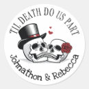 Search for skull wedding stickers Skeletons