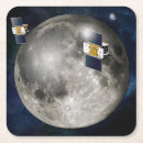 Search for spacecraft coasters Moon