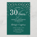 Search for 30th anniversary party invitations Elegant
