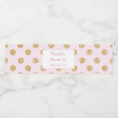 Search for quinceanera water bottle labels Gold