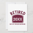 Search for humorous retirement invitations Retired