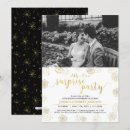 Search for surprise anniversary party invitations Gold