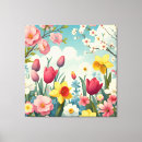 Search for spring bloom art Colourful flowers