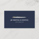 Search for writing pen business cards Blue