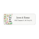 Search for save the date return address return address labels Floral