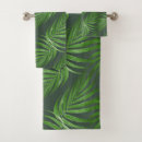 Search for green leaves bath towels Plants