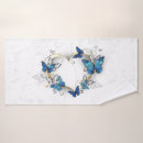 Search for heart bath towels Butterflies