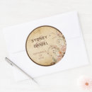 Search for vintage autumn stickers Elegant