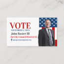 Search for american flag business cards Politician
