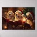 Search for golden retriever christmas art Pet