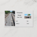 Search for track business cards Railroad