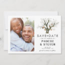 Search for oak tree save the dates Vintage