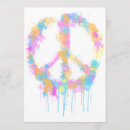 Search for retro peace invitations Blue