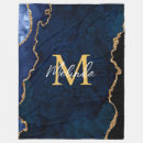 Search for navy and gold blankets Agate