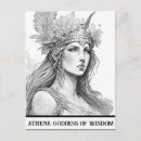 Search for ancient greek mythology postcards Athena