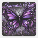 Search for black butterfly stickers Purple