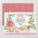 Search for barnyard animals baby shower invitations Farm