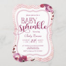 Search for floral baby sprinkle invitations Blush pink