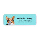 Search for pembroke corgi return address labels Corgis