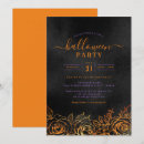 Search for black and orange halloween invitations Ghost