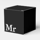 Search for bride and groom favour boxes Typography